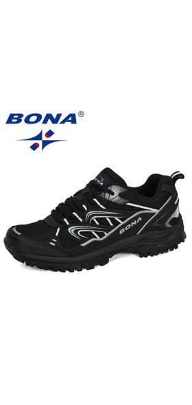 BONA 2020 New Designers Popular Sneakers Hiking Shoes Men Outdoor Trekking Shoes Man Tourism Camping Sports Hunting Shoes Trendy