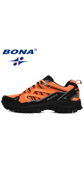 BONA 2020 New Designers Popular Sneakers Hiking Shoes Men Outdoor Trekking Shoes Man Tourism Camping Sports Hunting Shoes Trendy