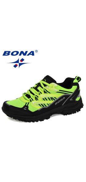 BONA 2020 New Designers Popular Sneakers Hiking Shoes Men Outdoor Trekking Shoes Man Tourism Camping Sports Hunting Shoes Trendy