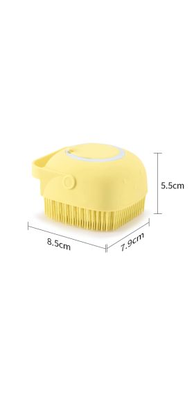 Bathroom  Puppy Big Dog Cat Bath Massage Gloves Brush Soft Safety Silicone Pet Accessories for Dogs Cats Tools Mascotas Products