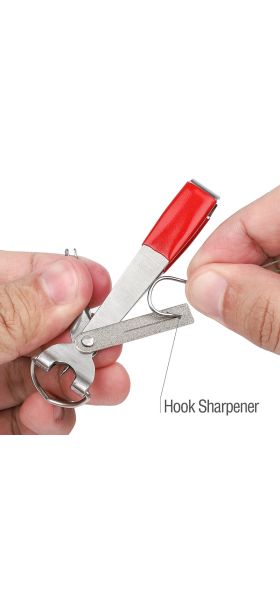 DONQL Quick Knot Tool Fast Knotter Scissors For Fishing Line Cutter Hook Sharpener Tyer Fly Tying Tools Carp Fishing Accessories