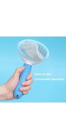 Dog Hair Removal Comb Grooming Cats Comb Pet Products Cat Flea Comb Pet Comb for Dogs Grooming Toll Automatic Hair Brush Trimmer