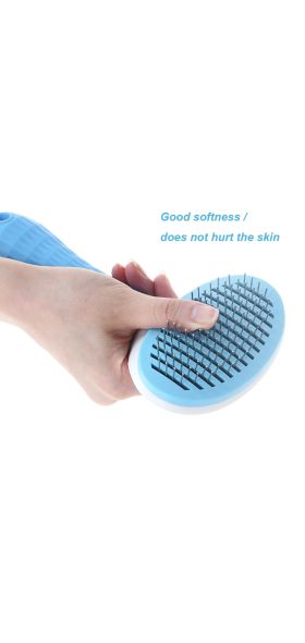 Dog Hair Removal Comb Grooming Cats Comb Pet Products Cat Flea Comb Pet Comb for Dogs Grooming Toll Automatic Hair Brush Trimmer