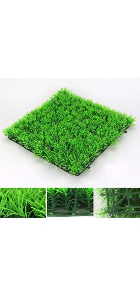 Eco-Friendly  Aquarium Ornaments Artificial Water Plastic Green Grass Plant Lawn Aquatic Aquarium Fish Tank Decor