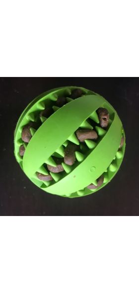 New Pet Toys 5CM Dog Toys Interactive Elasticity Ball Natural Rubber Leaking Ball Tooth Clean Ball Cat Dog Chew Interactive Toys