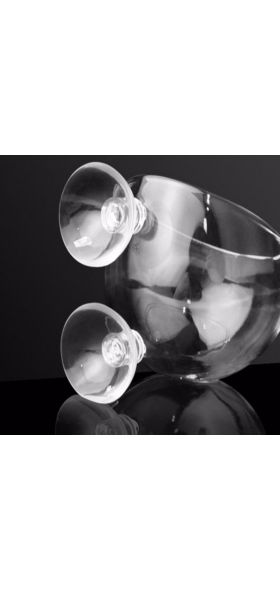 Nicrew Aquarium decoration fish tank Mini Crystal Glass Pot Polka Water potted planting cylinder cup aquarium accessories