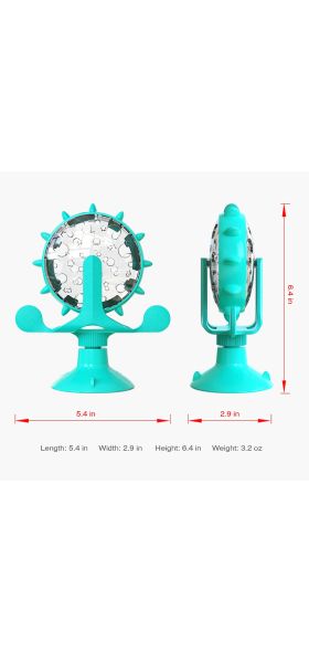 Original Treat Leaking Cat Toy Interactive Rotatable Wheel Toy for Cats Kitten Dogs Pet Products Accessories for Dropshipping