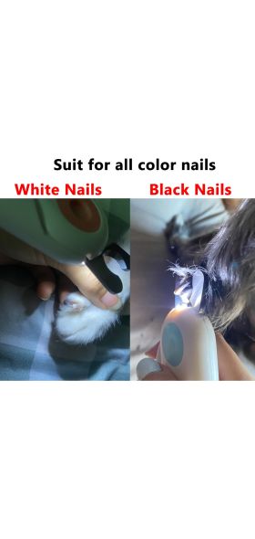 Pet Nail Clipper Scissors Professional LED Safety Nail Clippers Stainless Steel Convenient Nail Cutter Pet Dog Cat Claw Toe Clea