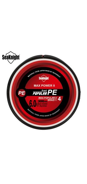 SeaKnight Brand TriPoseidon 4 Strands 300M PE Braided Fishing Line 8-80LB Multifilament Fishing Line Smooth for Carp Fishing