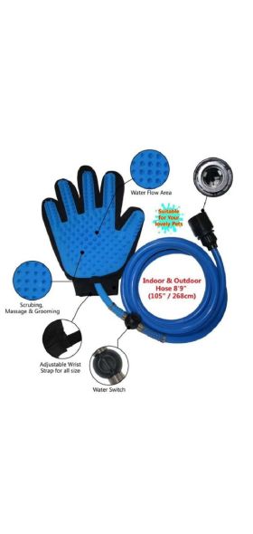 Shower Dog Pet Shower Head Handheld Cat Bathing Shower Tool For Pets Hot Dog Sprayer Bathing Glove 360 Washing Hair Long Hose