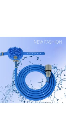 Shower Dog Pet Shower Head Handheld Cat Bathing Shower Tool For Pets Hot Dog Sprayer Bathing Glove 360 Washing Hair Long Hose