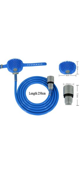 Shower Dog Pet Shower Head Handheld Cat Bathing Shower Tool For Pets Hot Dog Sprayer Bathing Glove 360 Washing Hair Long Hose