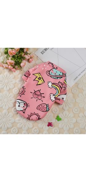 Sweet Pet Dog Clothes for Small Dogs Shih Tzu Yorkshire Hoodies Sweatshirt Soft Puppy Dog Cat Costume Clothing ropa para perro