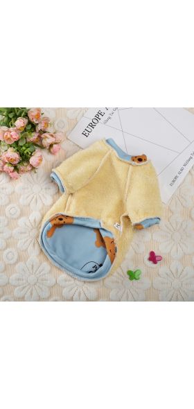 Sweet Pet Dog Clothes for Small Dogs Shih Tzu Yorkshire Hoodies Sweatshirt Soft Puppy Dog Cat Costume Clothing ropa para perro
