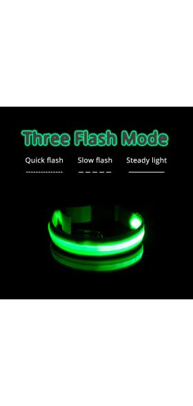 USB Charging Led Dog Collar Anti-Lost/Avoid Car Accident Collar For Dogs Puppies Dog Collars Leads LED Supplies Pet Products