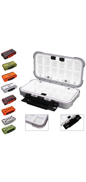 Waterproof Fishing Tackle Box Double-Sided Bait Lure Box Fish Hook Hook Up Storage Box Carp Fly Fishing Accessories Fishing Box