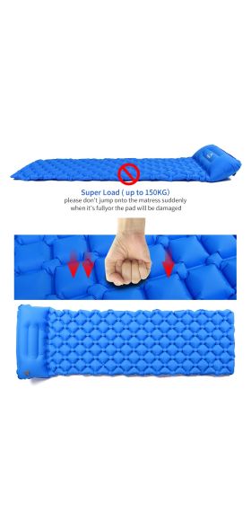 Widesea Camping Sleeping Pad Inflatable Air Mattresses Outdoor Mat Furniture Bed Ultralight Cushion Pillow Hiking Trekking