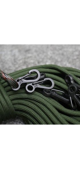 10 Pcs Equipment Survival EDC Paracord Carabiner Snap Mini SF Spring Clip Camping Hiking Hook Backpack Tactical Buckle Clip
