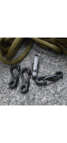 10 Pcs Equipment Survival EDC Paracord Carabiner Snap Mini SF Spring Clip Camping Hiking Hook Backpack Tactical Buckle Clip