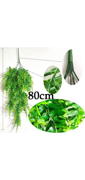 Artificial Plant Vines Wall Hanging Rattan Leaves Branches Outdoor Garden Home Decoration Plastic Fake Silk Leaf Green Plant Ivy