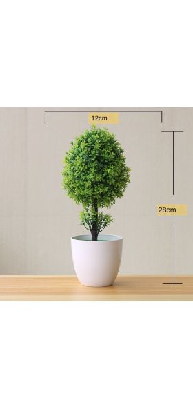 Artificial Plants Potted Bonsai Green Small Tree Plants Fake Flowers Potted Ornaments for Home Garden Decor Party Hotel Decor