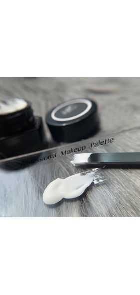 1 set Acrylic Transparent Makeup Palette Polish Gel Watercolor Oil Painting Mixer with Spatula Nail Art Salon Maicure Tools