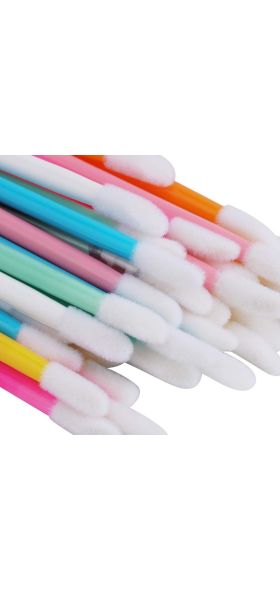 150 Pcs Disposable Lip Brush Makeup Brushes Pen Lipstick Mascara Wands Brush Cleaning Eyelash Cosmetic Brush Applicators