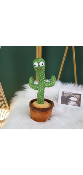 120 Song Dancing Cactus Plush Stuffed talking Plushie Doll Speak Talk Sound Record Repeat Dancer Toys for Girl Children Baby boy