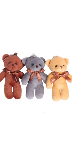 12Pcs/Lot 12cm 20 Colors Bear Plush Toys Mini Teddy Bear Dolls Small Gift for Party Wedding Present Pendant Cute Teddy Doll