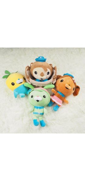 19/30/46cm Octonauts Stuffed Plush Animal Toys Barnacles Kwazii Tweak Peso Dashi Cartoon Soft Supple Doll Boy And Girl Toy Gift