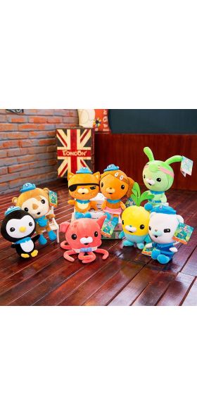 19/30/46cm Original Octonauts Software Stuffed Animal Plush Toy Cartoon Barnacles Kwazii Tweak Peso Dashi Cartoon Doll Toys Gift