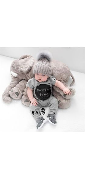 40cm / 60cm Elephant Stuffed Toy Baby Sleep Plush Elephant Pillow Animal Soft Plush Doll Baby Backrest Pillow Children's Gift
