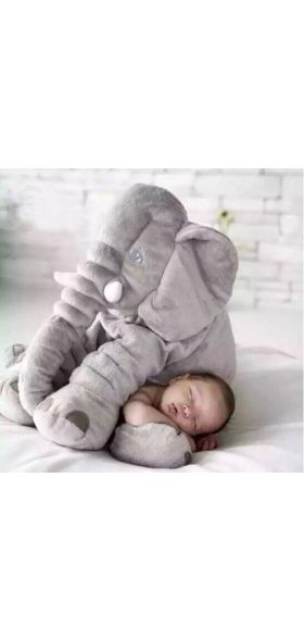 40cm / 60cm Elephant Stuffed Toy Baby Sleep Plush Elephant Pillow Animal Soft Plush Doll Baby Backrest Pillow Children's Gift