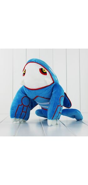 Anime Pokemon Kyogre Animal Fish Plush Toy 24cm-30cm Soft Stuffed Doll Birthday Gift for Kids