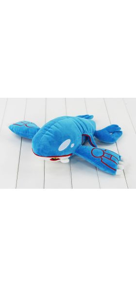 Anime Pokemon Kyogre Animal Fish Plush Toy 24cm-30cm Soft Stuffed Doll Birthday Gift for Kids