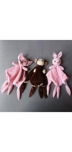 Baby Plush Toys Soft Appease Towel Soothe Reassure Sleeping Animal Blankie Towel Educational Rattles Clam plush Bebes Toys Doll