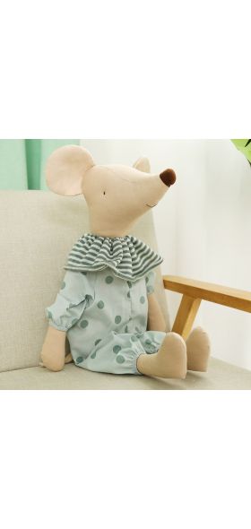 Cute Baby Mouse Plush Toys Stuffed Animal Mouse Dolls Lovely Rat With Clothes Kids Birthday Gifts Toys for Boys Girls