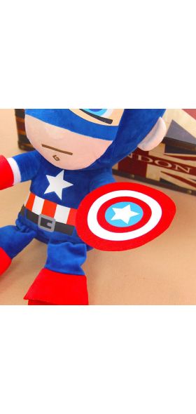 Disney 27cm Man Spiderman Plush Toys Movie Dolls Marvel Avengers Soft Stuffed Hero Captain America Iron Christmas Gifts for Kids