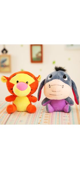 Disney Cartoon Stuffed Animals Plush Toys Winnie the Pooh Mickey Mouse Minnie Dolls Lilo Stitch Piglet Christmas Gifts For Kids