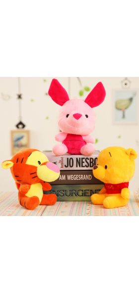 Disney Cartoon Stuffed Animals Plush Toys Winnie the Pooh Mickey Mouse Minnie Dolls Lilo Stitch Piglet Christmas Gifts For Kids