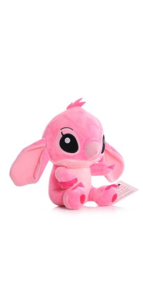 Disney Plush 20Cm Angel Plush Doll Star Baby Stitch Doll Cute Soft Gift for Kids Plush Toy Stitch Has a Glitch