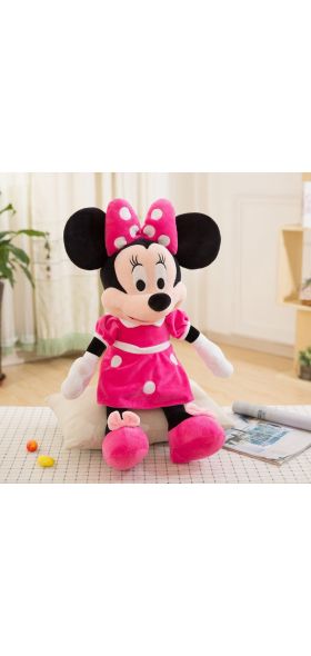 New 10/30/40/50cm Mickey Mouse Minnie Plush Toy Cartoon Anime Minnie Mouse Stuffed Doll Toys Birthday Christmas Gift for Kids