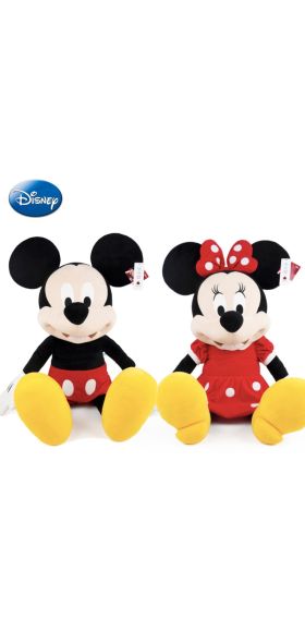 New 10/30/40/50cm Mickey Mouse Minnie Plush Toy Cartoon Anime Minnie Mouse Stuffed Doll Toys Birthday Christmas Gift for Kids