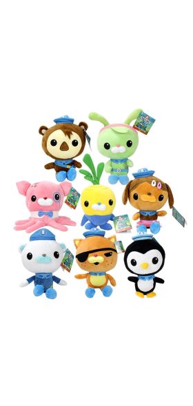 Original Octonauts Stuffed Animal Plush Toy Cartoon Role Barnacles Kwazii Tweak Shellington Peso Plush Toys Kids Birthday Gift