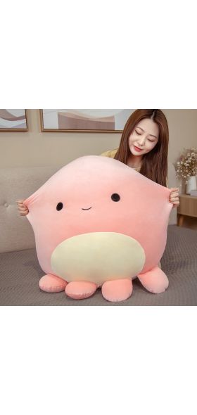 Squish Pillow Plush Toy Animals Doll Kawaii Octopus Soft Cute Pillow Buddy Stuffed Cartoon Cushion Birthday Gifts For Kids Girls