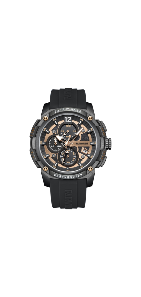 Mark Fairwhale Sports Calendar Multifunctional Luminous Quartz Watch Men Silicone Strap Fashion Casual Scratch Resistant