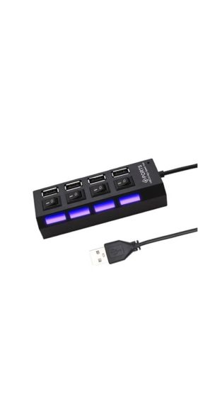 RYRA High Speed 4/7 Ports USB HUB 2.0 Adapter Expander Multi USB Splitter Multiple Extender With Switch 30CM Cable For PC Laptop