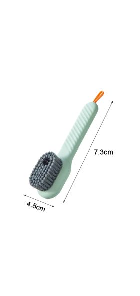 Multifunction Auto Soap Shoe Brushes, Long Handle Cleaner with Dispenser for Home Cleaning