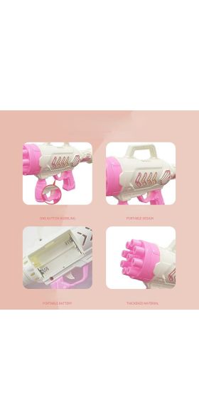 9 Hole Bubble Gun Children Bubbles Machine Outdoor Toys for Kids Automatic Electric Soap maker Pomperos Blower Gifts Party Toy