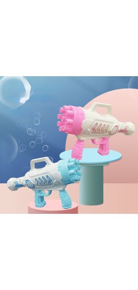 9 Hole Bubble Gun Children Bubbles Machine Outdoor Toys for Kids Automatic Electric Soap maker Pomperos Blower Gifts Party Toy